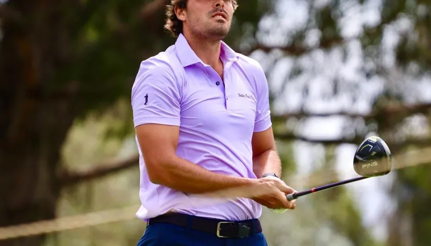 Ricardo 'Pipo' Celia, destacado golfista barranquillero. 