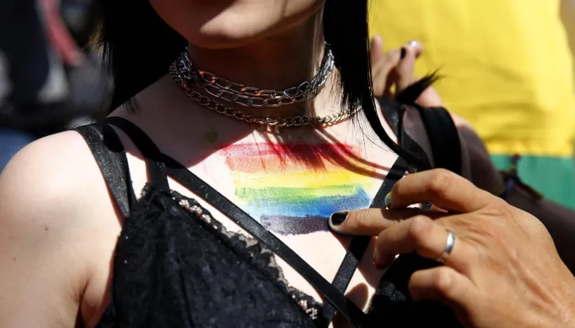 Foto referencia de la marcha del orgullo LGBTIQ en Medellín