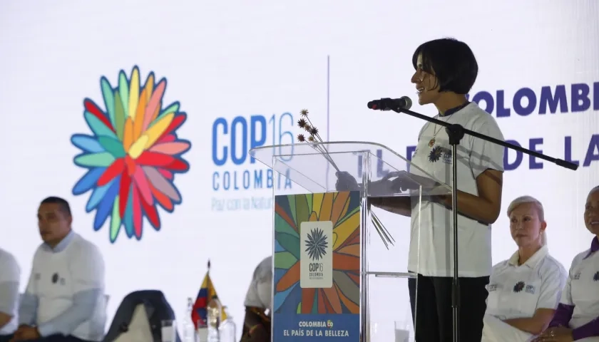 La ministra de Medio Ambiente de Colombia, Susana Muhamad.