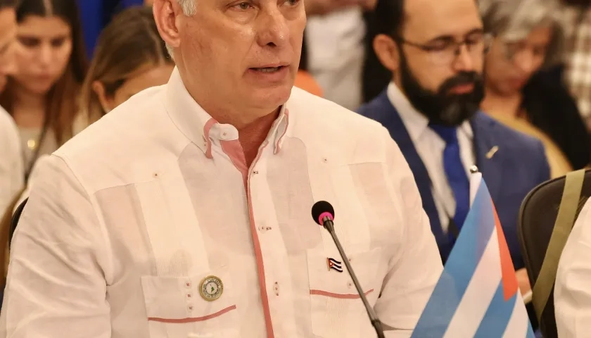 El presidente de Cuba, Miguel Díaz-Canel Bermúdez.