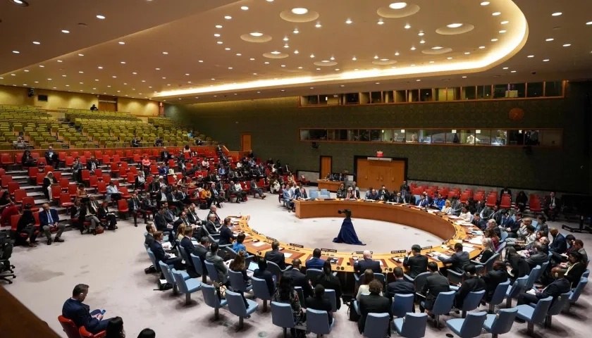 Fotografía de miembros del Consejo de Seguridad de las Naciones Unidas