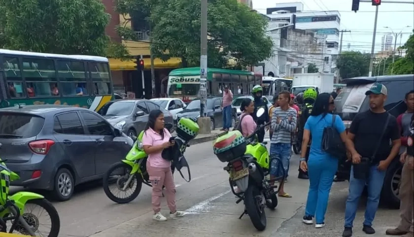 Ocurrió en la calle 72 con carrera 41. 