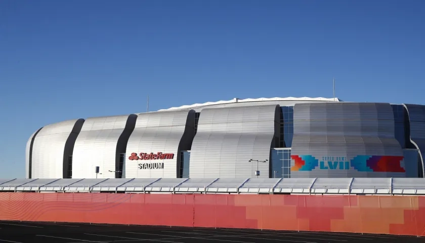 El State Farm Stadium de Glendale, sede del partido, es techado y climatizado. 