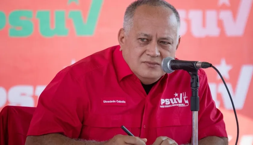 Diosdado Cabello, vicepresidente del Partido Socialista Unido de Venezuela (PSUV).