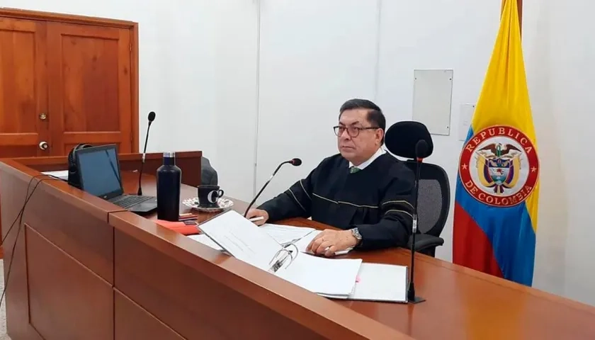 Magistrado Gustavo Roa Avendaño, de la Sala de Conocimiento de Justicia y Paz en Barranquilla