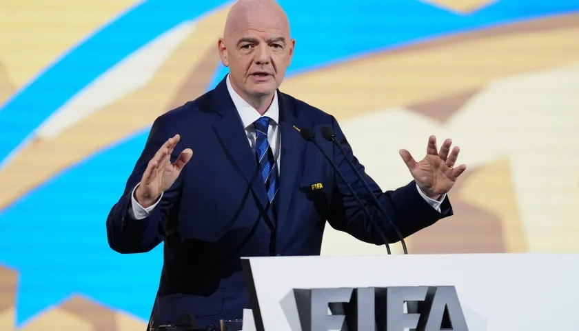 El suizo Gianni Infantino, presidente de la FIFA. 