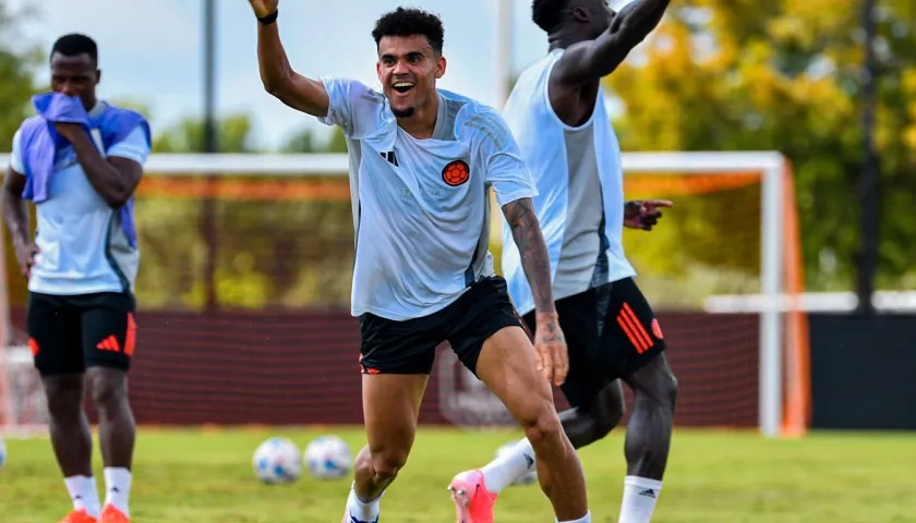 Luis Díaz es la principal preocupación de Paraguay para el partido de este lunes contra Colombia. 