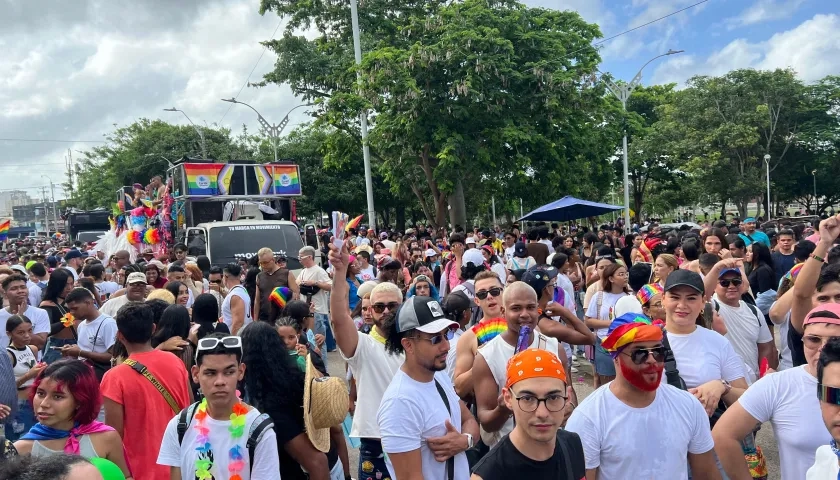 Marcha 'Pride' de la comunidad LGBTIQ+.