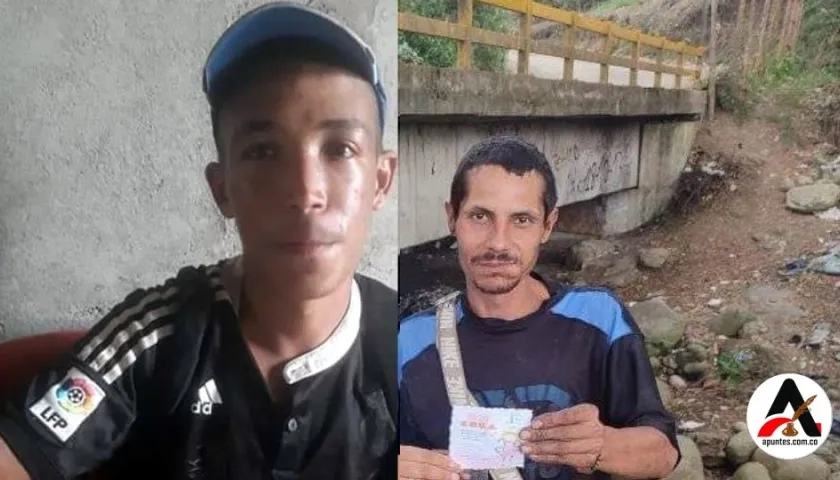 Dos de las víctimas de la masacre de Miranda, Cauca