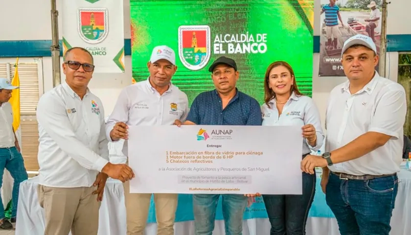 Proyectos benefician a pescadores de Magdalena y Bolívar.