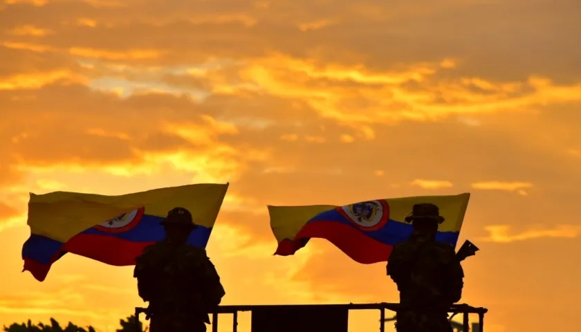 Bandera de Colombia.