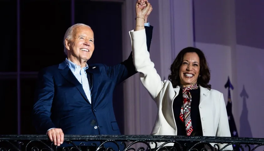 El presidente de EE.UU., Joe Biden, y la vicepresidenta, Kamala Harris.