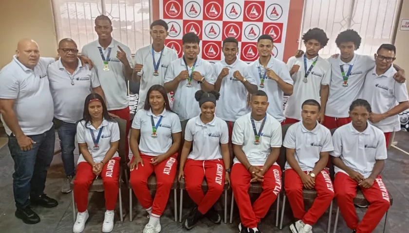 Delegación de Atlántico que participó en el clasificatorio en Cali. 