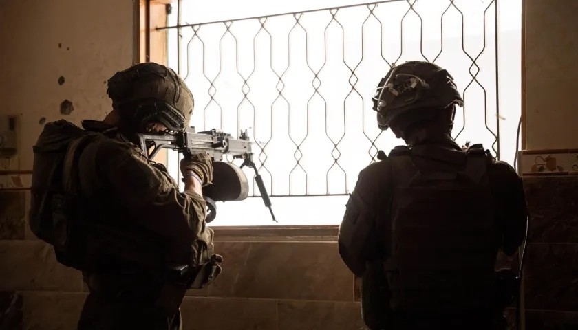 Operación del Ejército israelí en el centro de Gaza.
