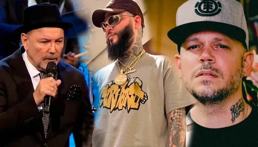 Rubén Blades, Farruko y Residente. 