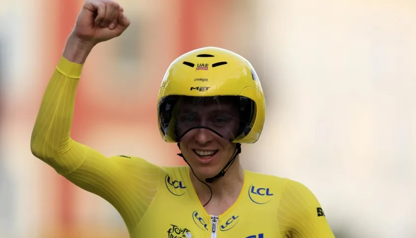 El esloveno Tadej Pogacar, campeón del Tour de Francia. 
