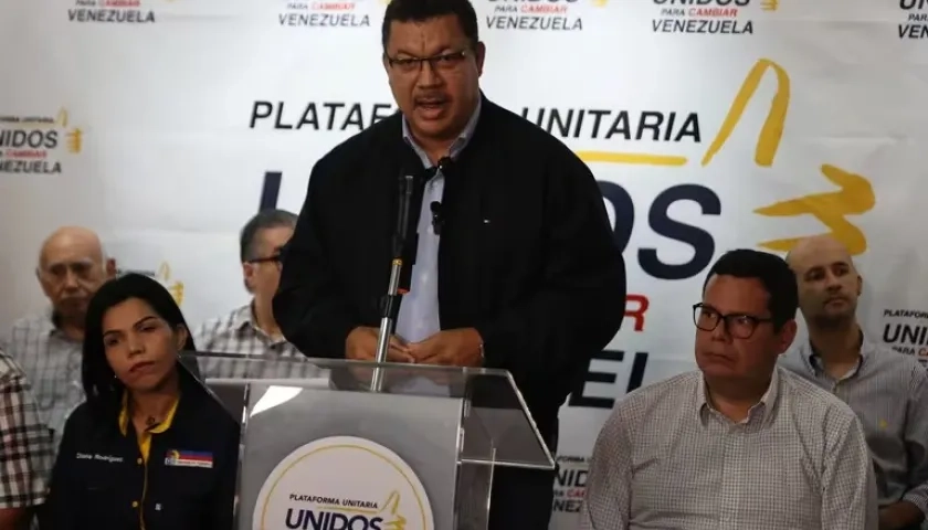 Simón Calzadilla, candidato presidencial de Venezuela. 