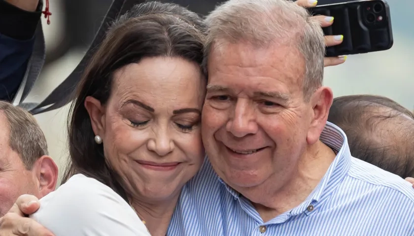 María Corina Machado y Edmundo González.