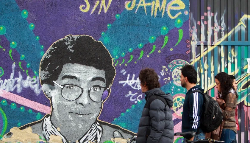 Mural de Jaime Garzón.