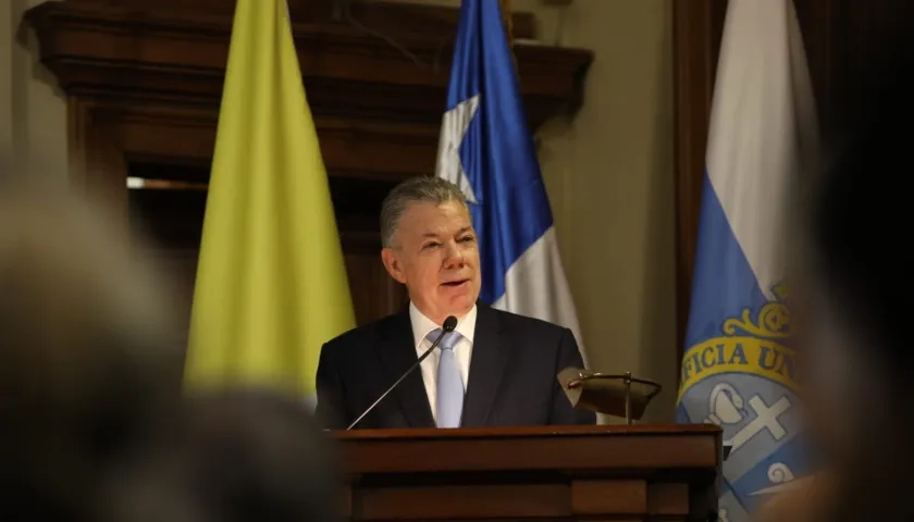 Juan Manuel Santos, expresidente de Colombia. 