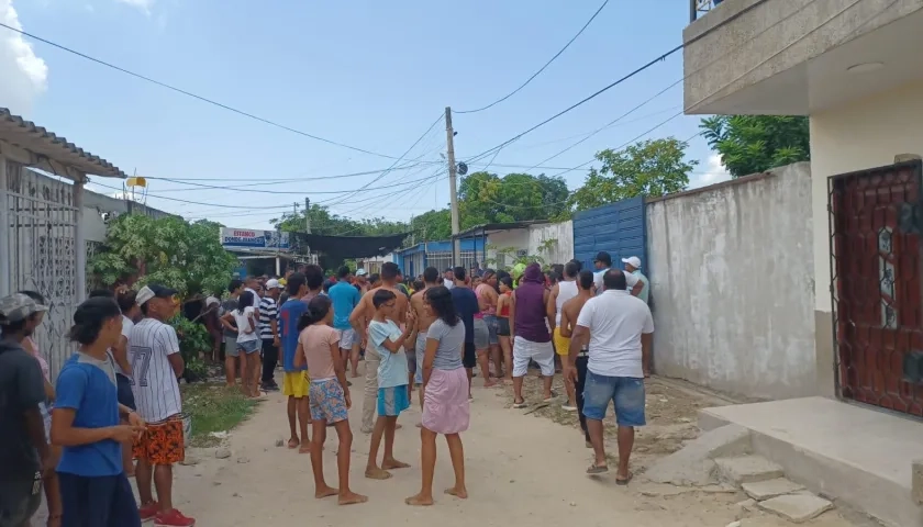 Lugar donde encontraron el cuerpo de la mujer