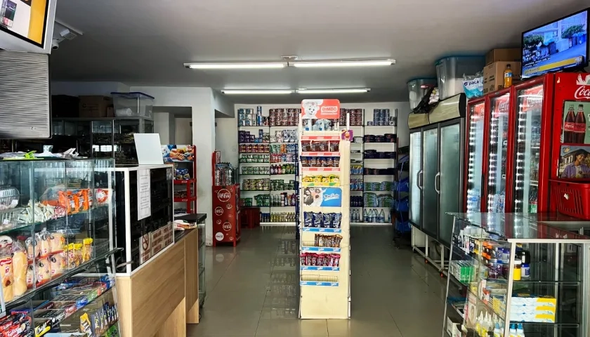 Tienda de barrio en Barranquilla.