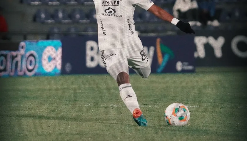 Roberto Hinojoza durante el partido ante Deportivo Pasto.