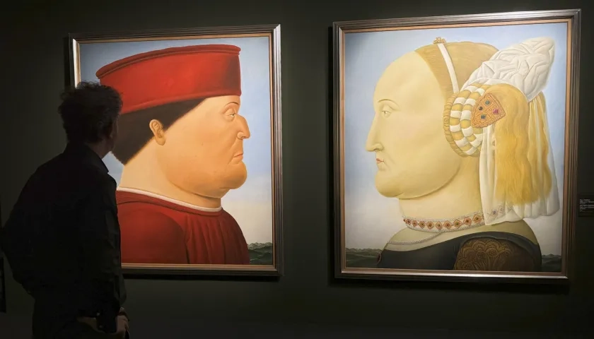 Obras del maestro Fernando Botero. 