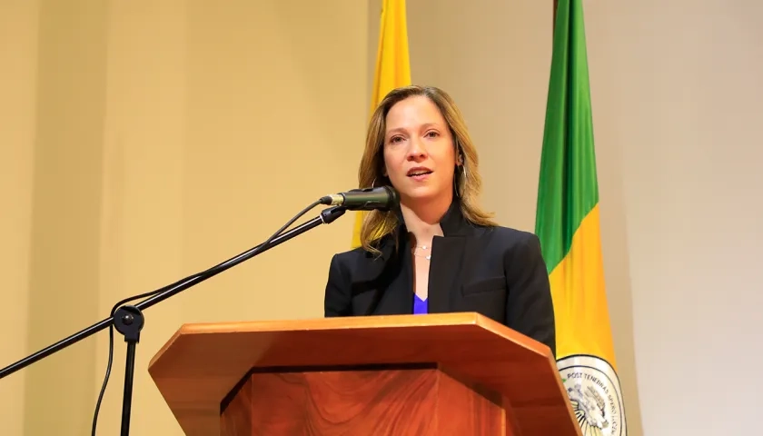 María Claudia Lacouture, presidenta ejecutiva de la  Cámara de Comercio Colombia Americana.