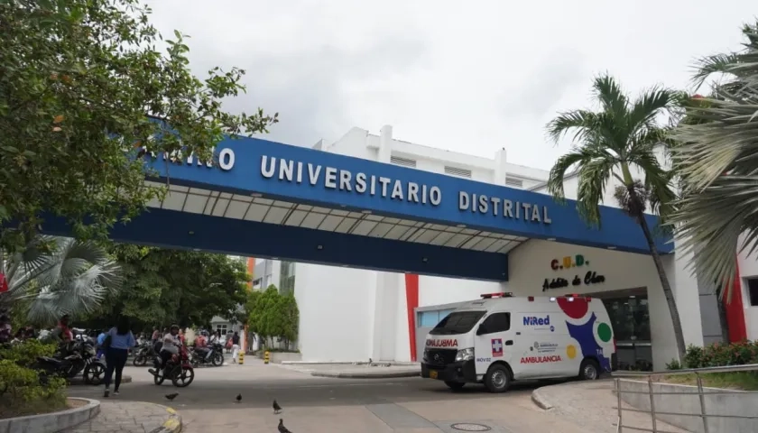 Camino Adelita Char, donde se encuentra internada Georgi Jhona Mendoza Montiel. 