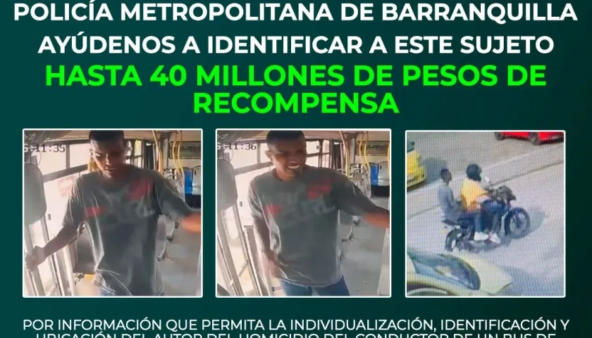 Presunto asesino de conductor de bus.