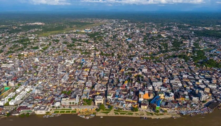 Panorámica del municipio de Quibdó.