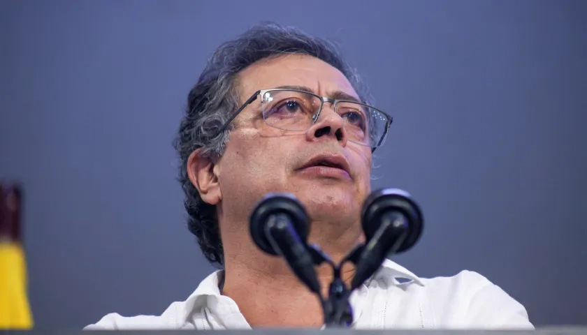 El Presidente Gustavo Petro.