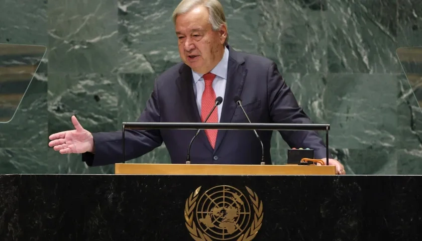 António Guterres, Secretario General de las Naciones Unidas (ONU).