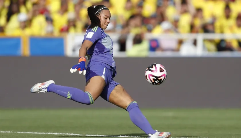 Luisa Agudelo, portera de la Selección Colombia femenina sub-20.