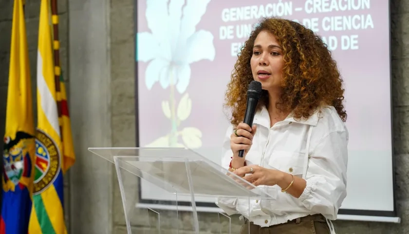 La Ministra de Ciencia, Yolanda Ayala.