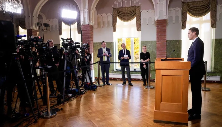 El presidente del Comité noruego del Nobel, Jorgen Watne Frydnes.