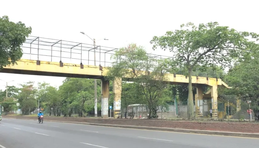 Puente peatonal de la calle 30.