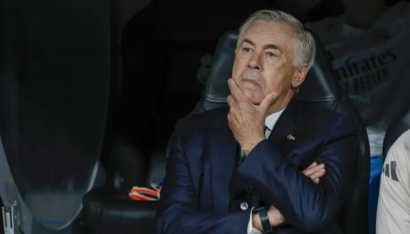 El italiano Carlo Ancelotti, técnico del Real Madrid.