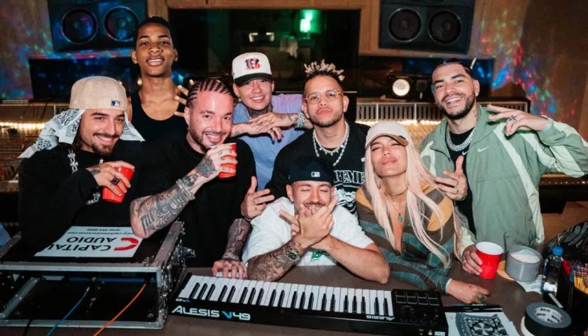 Karol G, Feid, J Balvin, Ryan Castro, Maluma, Blessd y DFZM.