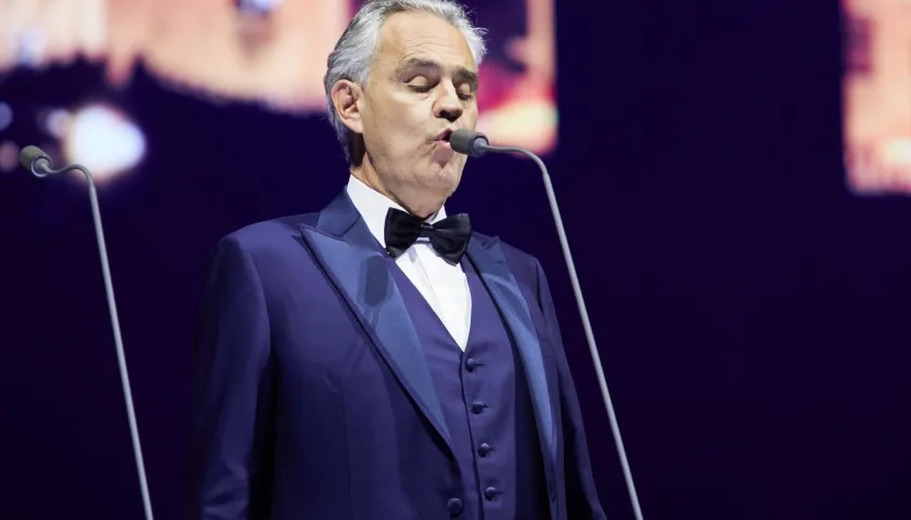 El italiano Andrea Bocelli.