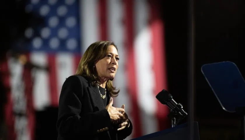 Vicepresidenta estadounidense, Kamala Harris. 