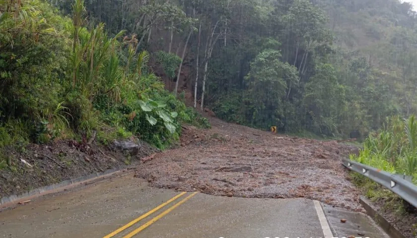 Deslizamiento en Chocó.