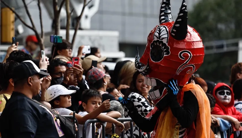 Desfile de Día de Muertos. 