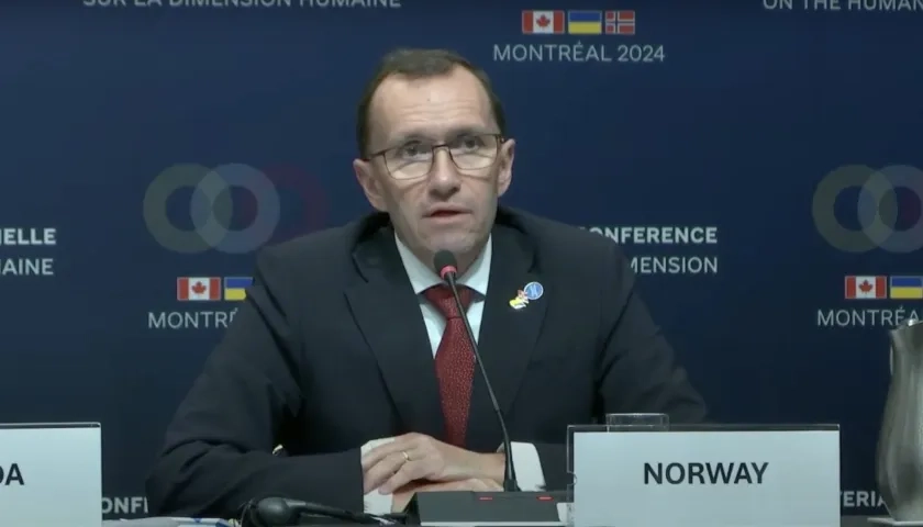 Espen Barth Eide, Ministro de Exteriores de Noruega.