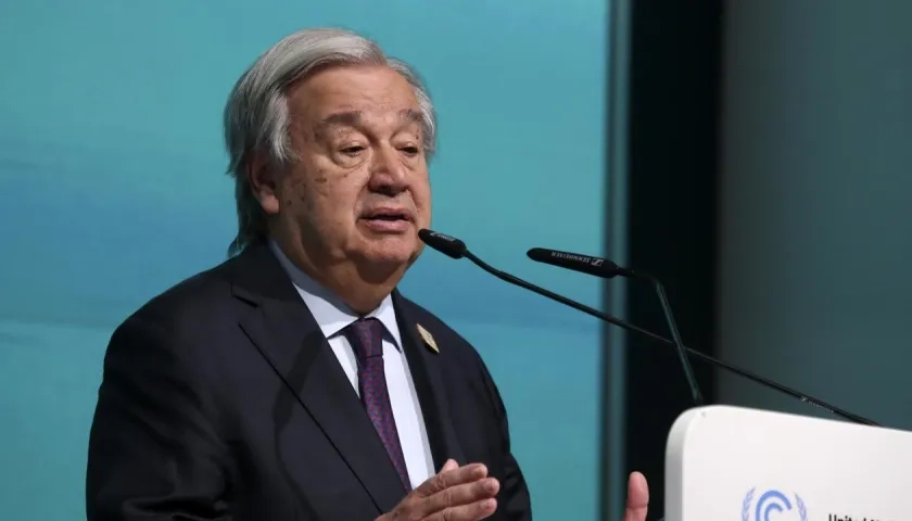 El secretario general de Naciones Unidas, António Guterres.