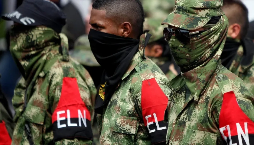 Fotografía de integrantes de ELN.