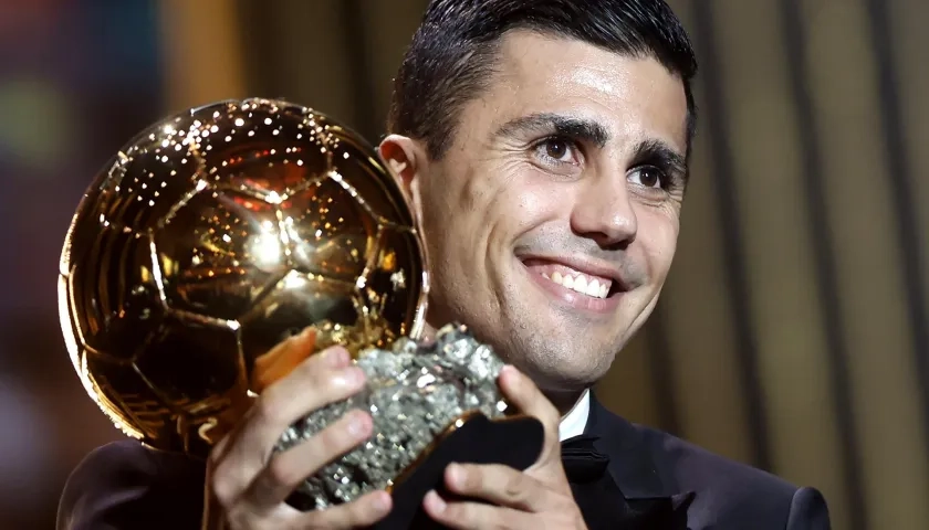 Rodri Hernández, ganador del Balón de Oro 2024.