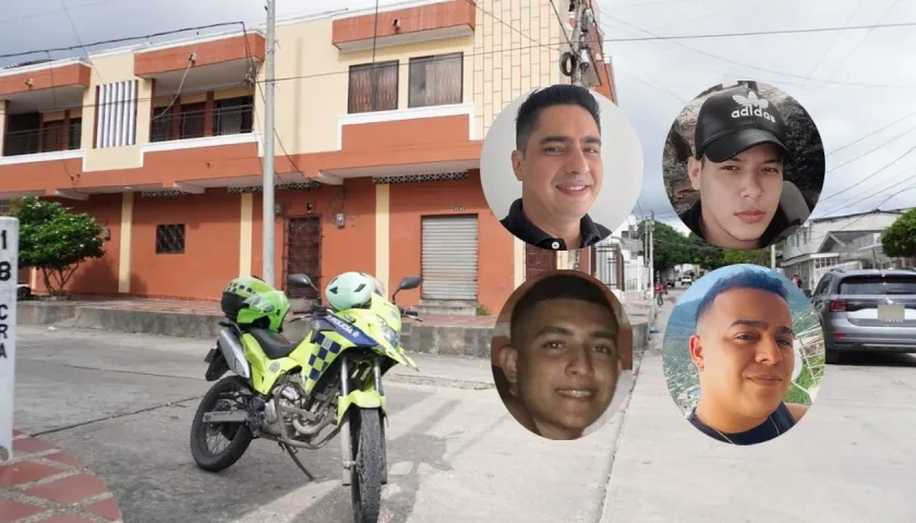 Andrés Felipe Berdugo De La Cruz, Edwin Horacio Pérez Plata y Felipe Andrés De Las Salas y Víctor Danilo Olivera Martínez.