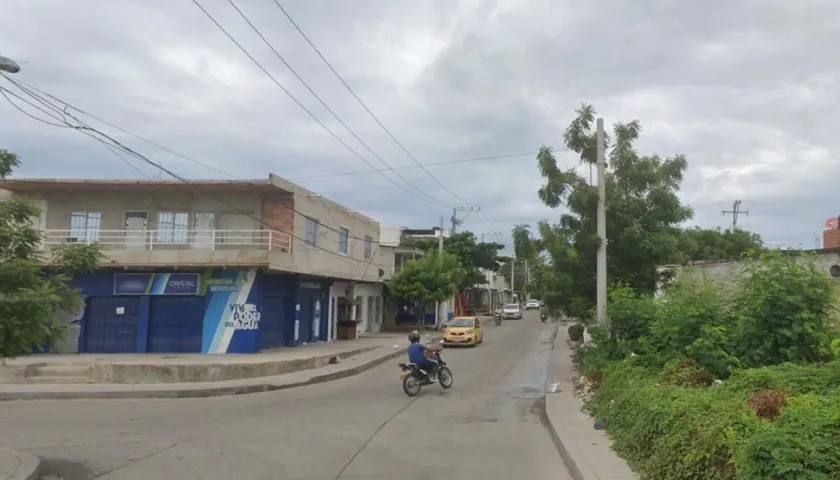 Calle 48 con carrera 24, dirección donde se presentó el crimen en Villa Muvdi. 